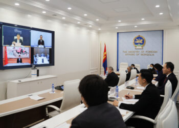Гадаад харилцааны дэд сайд Б.Мөнхжин Монгол, Хятадын гадаад яамд хоорондын стратегийн яриа хэлэлцээг хийв