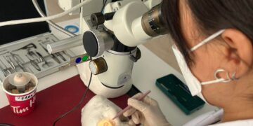 УНТЭ-ийн нүдний эмч нар мэс заслын ур чадвар хөгжүүлэх лабораторитой боллоо