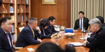 Монгол Улсын Ерөнхийлөгч У.Хүрэлсүх Улсын Их Хурал дахь АН-ын бүлгийн гишүүдтэй уулзав