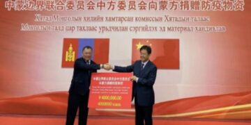 БНХАУ-аас боомтуудын хэвийн ажиллагааг дэмжиж хүрээнд 4 сая юань хандивлав