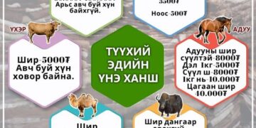 Ноолуурын ханш 80-95 мянган төгрөг байна