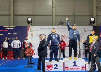 Хөдөлмөрийн баатар Э.Содномпилжээ дэлхийн аварга болж, дээд амжилтыг шинэчиллээ