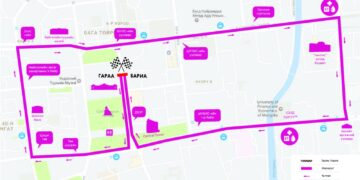 Улаанбаатар марафоны МАРШРУТ, ХӨТӨЛБӨР