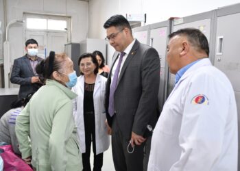 ЭМЯ-ны сайд С.Энхболд "Геронтологийн үндэсний төвд ажиллалаа