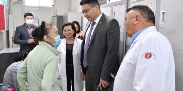 ЭМЯ-ны сайд С.Энхболд "Геронтологийн үндэсний төвд ажиллалаа