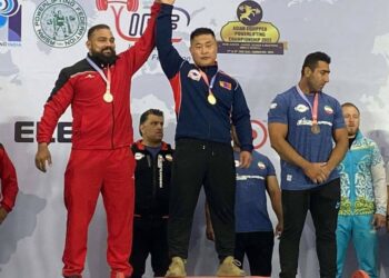 М.Галсайхан Азийн рекордыг шинэчлэн тогтоож алтан медаль, таталтын төрөлд мөнгөн медаль хүртлээ