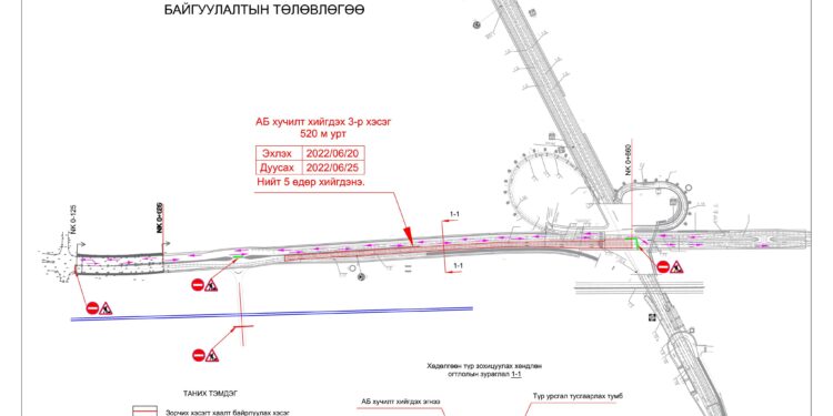 Олимпын гүүр хүртэлх замын хөдөлгөөнийг тав хоног хязгаарлана