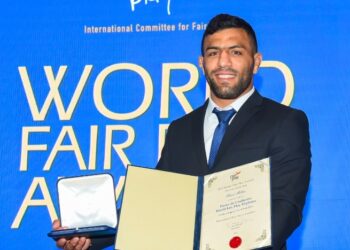 Саид Моллаи Олон улсын FAIR PLAY шагнал хүртлээ