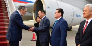 ОХУ-ын Гадаад хэргийн сайд Сергей Викторович Лавров Монгол улсад айлчилж байна