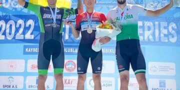 Мэргэжлийн дугуйчин С.Жамбалжамц Туркийн цуврал тэмцээнд түрүүллээ