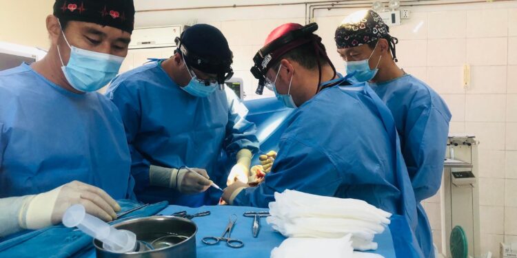 Архангай аймагт элэгний хавдрын мэс засал, эмчилгээ хийгдлээ