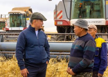 Ерөнхийлөгч У.Хүрэлсүх газар тариалангийн бүс нутагт ажиллаж байна