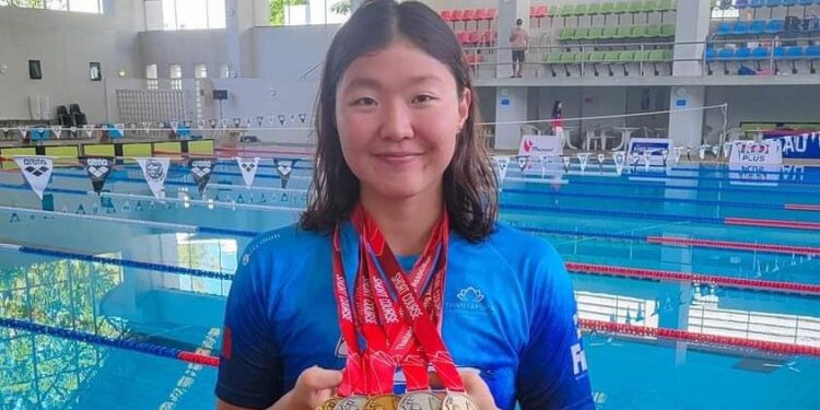 Б.Энххүслэн зургаан төрөлд улсын рекордыг шинэчлэн тогтоолоо