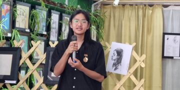 Зураач Б.Орчлон анхны үзэсгэлэнгээ нээлээ