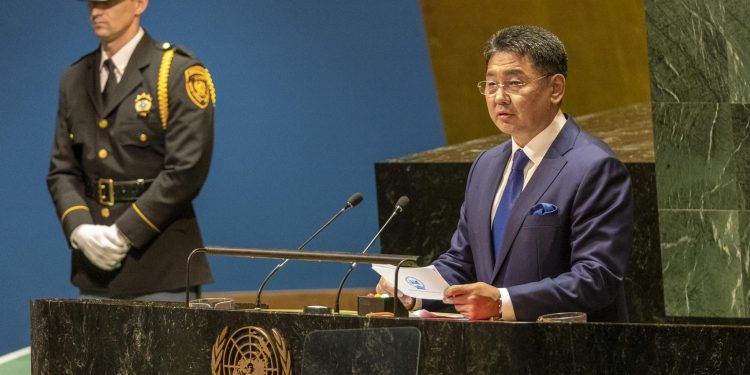 Ерөнхийлөгч У.Хүрэлсүх НҮБ-ын Ерөнхий Ассамблейн 78 дугаар чуулганд оролцож байна