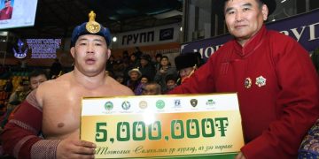 Аварга О.Хангай Бөхийн өргөөнд 31 удаа түрүү булаажээ