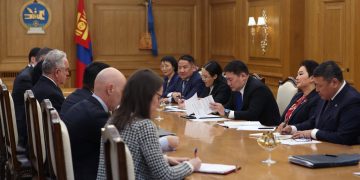 Ерөнхий сайд Л.Оюун-Эрдэнэд АНУ-ын ТНБД-ын орлогч Др.Курт М.Кэмпбэлл бараалхав