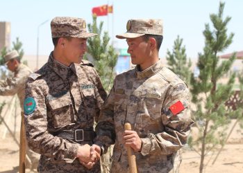 Монгол, Хятадын хуурай замын цэргийн хамтарсан хээрийн сургууль эхэллээ