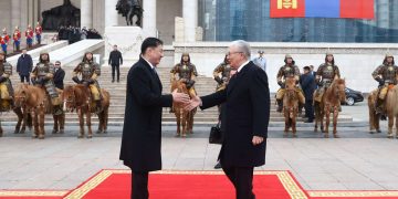 Бүгд Найрамдах Казахстан Улсын Ерөнхийлөгчийг албан ёсоор угтаж авлаа