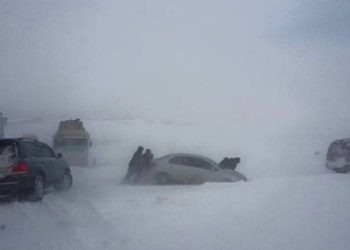 Баруун аймгуудаар цас орж, цасан шуурга шуурна