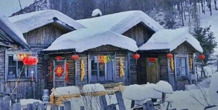 Хөвөнгөөр хуурамч цас хийж жуулчдыг хуурсан тосгоныхон уучлал хүсчээ