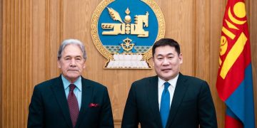 Ерөнхий сайд Л.Оюун-Эрдэнэд Зеланд Улсын Шадар сайд бараалхлаа