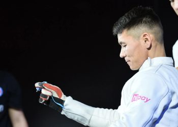 Тэргэнцэртэй тамирчин Б.Даваасүрэн мөнгөн медаль хүртлээ