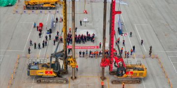 Гашуунсухайт-Ганцмод боомтын хил дамнасан төмөр замын барилгын ажил эхэллээ