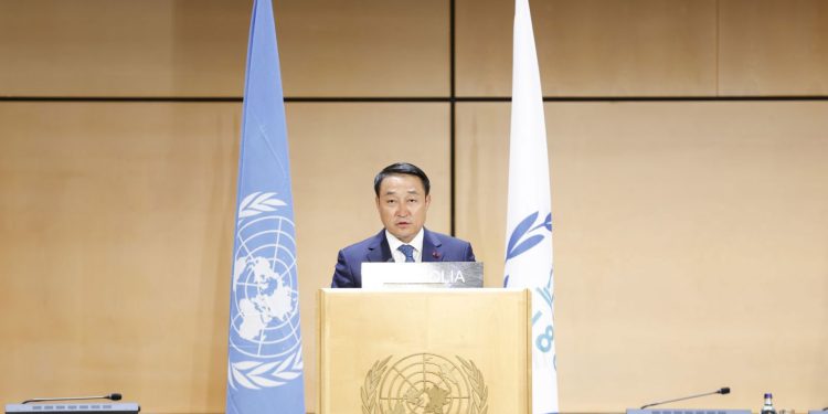 УИХ-ын дарга Д.Амарбаясгалан Парламентын дарга нарын дэлхийн 6-р бага хуралд үг хэллээ