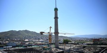 Дамбадаржаа дулааны цахилгаан станцын барилгын ажил 20 хувьтай үргэлжилж байна