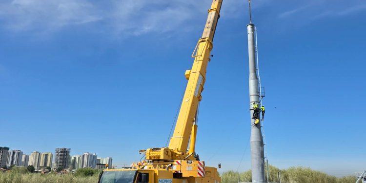 Дүүжин замын тээврийн үндсэн тулгуур баганыг суурилуулж эхэллээ