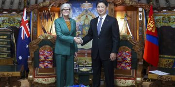 Ерөнхийлөгч У.Хүрэлсүх, Австралийн Амбан захирагч Саманта Мостин нар албан ёсны уулзалт хийлээ