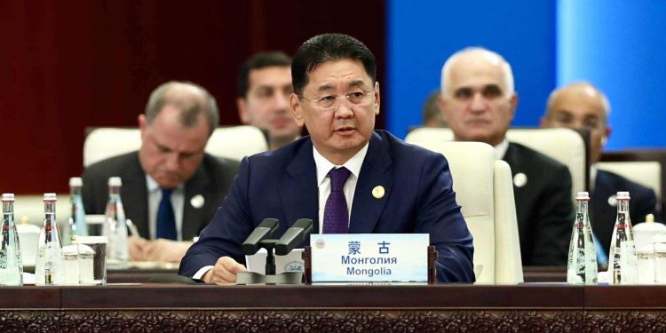 Ерөнхийлөгч У.Хүрэлсүх ШХАБ-ын дээд түвшний уулзалтад ажиглагчаар оролцож, үг хэллээ