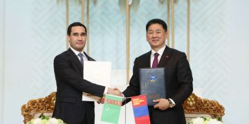 Монгол, Туркменистаны харилцаа, хамтын ажиллагааг хөгжүүлэх 14 баримт бичигт гарын үсэг зурлаа