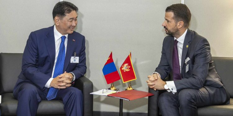 Ерөнхийлөгч У.Хүрэлсүх Монтенегро Улсын Ерөнхийлөгч Яков Милатовичтой уулзлаа