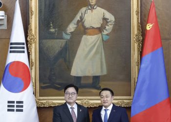 УИХ-ын дарга Д.Амарбаясгалан БНСУ-ын Үндэсний Ассамблейн дарга Ү Вон Шигтэй албан ёсны уулзалт хийв