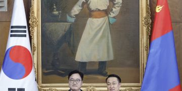 УИХ-ын дарга Д.Амарбаясгалан БНСУ-ын Үндэсний Ассамблейн дарга Ү Вон Шигтэй албан ёсны уулзалт хийв