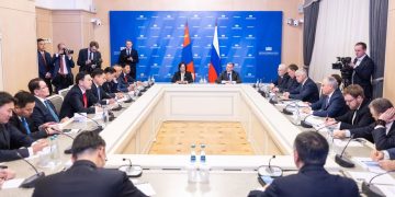 Н.Учрал, В.В.Володин нар албан ёсны хэлэлцээ хийлээ