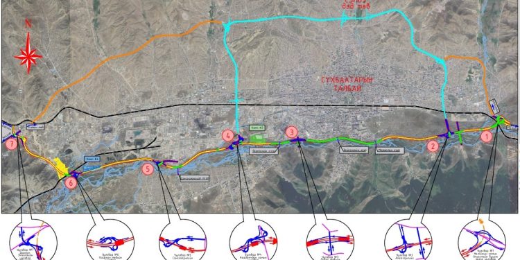 Туулын хурдны замыг зургаан эгнээ, 32 км урттай барина