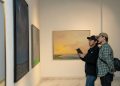 Зураач Ч.Хүрэлбаатар “Ягаан үдэш” үзэсгэлэнгээ нээлээ