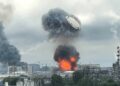 Москвад томоохон дроны халдлага болж, нефть боловсруулах үйлдвэр шатлаа