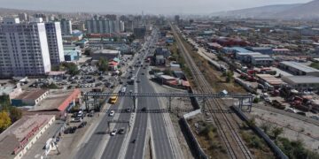 Таван шарын нүхэн гарц дээгүүр 90 м явган хүний гүүр барьж байна