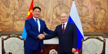 Ерөнхийлөгч У.Хүрэлсүх ОХУ-ын Ерөнхийлөгч В.В.Путинтай уулзлаа